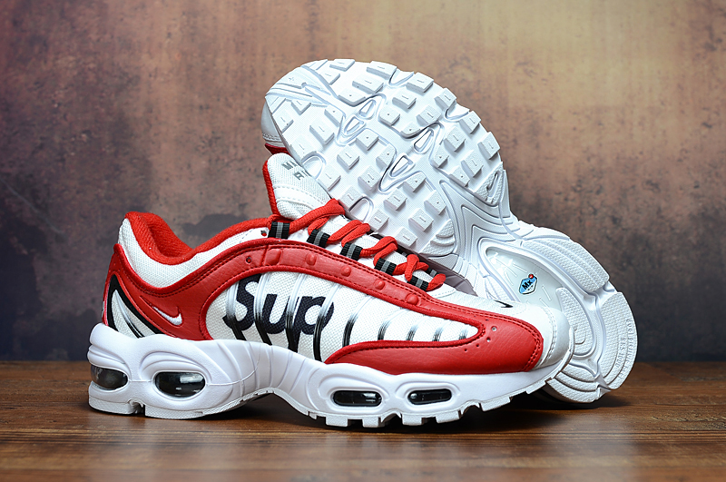 Nike x Supreme 3M Red White Black Shoes - Click Image to Close